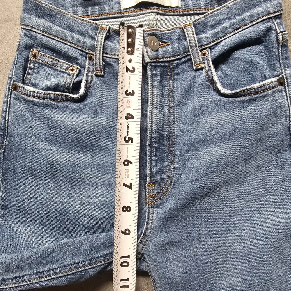 Reformation High & Skinny Jeans Rhine Wash Blue High‎ Rise Denim Size 24 LY358